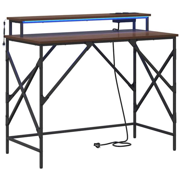 vidaXL &Gamma;&rho;&alpha;&phi;&epsilon;ί&omicron; &mu;&epsilon; &rho;ά&phi;&iota; &Kappa;&alpha;&phi;έ &delta;&rho;&upsilon;&sigmaf; 100 x 50 x 86,5 &epsilon;&kappa; &Epsilon;&pi;&epsilon;&xi;&epsilon;&rho;&gamma;&alpha;&sigma;&mu;έ&nu;&omicron; &xi;ύ&lambda;&omicron;