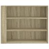 vidaXL Ντουλάπι Τοίχου Sonoma Δρυς 75x35x60 εκ. Επεξεργασμένο Ξύλο