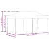 vidaXL Τέντα Εκδηλώσεων Πτυσσόμενη Pop-Up Μπλε 3 x 6 μ.