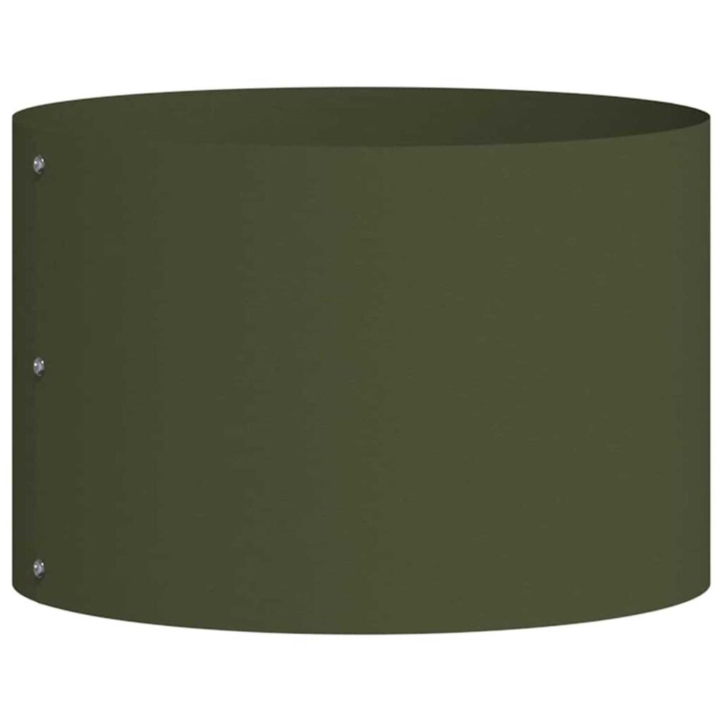 vidaXL Γλάστρα Κήπου Λαδί 30 x 30 x 20 cm Ατσάλι