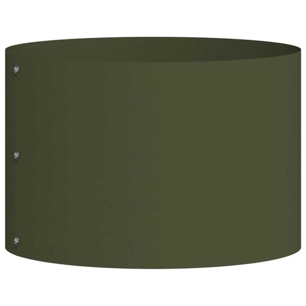 vidaXL Γλάστρα Κήπου Λαδί 30 x 30 x 20 cm Ατσάλι