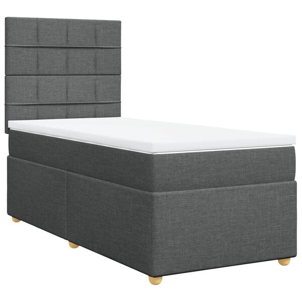 vidaXL &Kappa;&rho;&epsilon;&beta;ά&tau;&iota; Boxspring &mu;&epsilon; &Sigma;&tau;&rho;ώ&mu;&alpha; &Sigma;&kappa;&omicron;ύ&rho;&omicron; &Gamma;&kappa;&rho;&iota; 80x200 &epsilon;&kappa;. &Upsilon;&phi;&alpha;&sigma;&mu;ά&tau;&iota;&nu;&omicron;