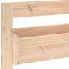 vidaXL Ζαρντινιέρα Τοίχου 3 Επιπέδων 60x18,5x110 εκ. Μασίφ Ξύλο Πεύκου