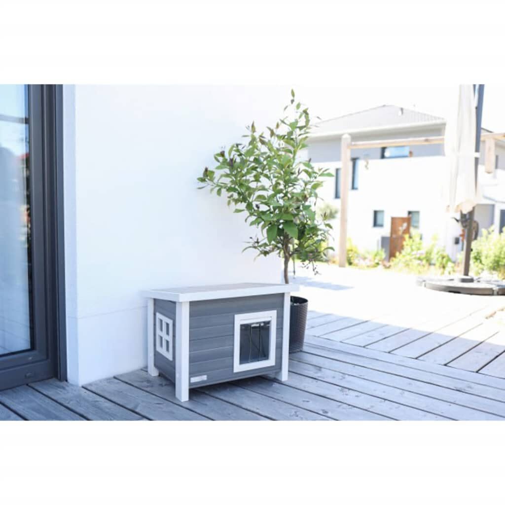 Kerbl Σπίτι Γάτας ECO Eli Γκρι / Λευκό 57 x 45 x 43 εκ.