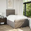 vidaXL &Kappa;&rho;&epsilon;&beta;ά&tau;&iota; Boxspring &mu;&epsilon; &Sigma;&tau;&rho;ώ&mu;&alpha; Taupe 120x190 &epsilon;&kappa;. &Upsilon;&phi;&alpha;&sigma;&mu;ά&tau;&iota;&nu;&omicron;