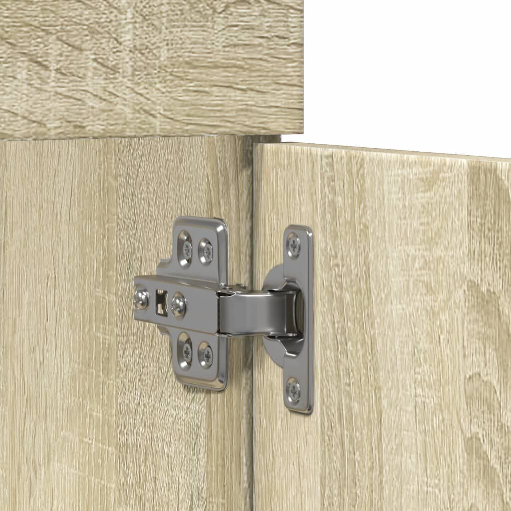 vidaXL Ντουλάπι Νιπτήρα Sonoma Δρυς 80 x 38,5 x 46 εκ. από Επεξ. Ξύλο