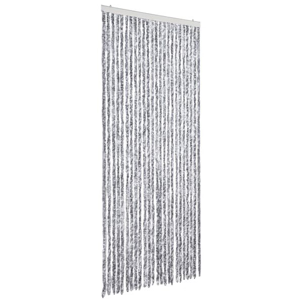 vidaXL Σήτα Εντόμων Λευκή / Γκρι 100 x 230 εκ. από Σενίλ