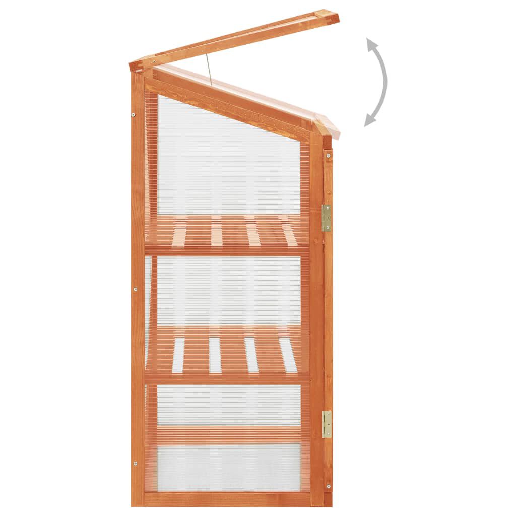 vidaXL Θερμοκήπιο 60 x 45 x 100 εκ. από Ξύλο Ελάτης