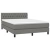 vidaXL &Kappa;&rho;&epsilon;&beta;ά&tau;&iota; Boxspring &mu;&epsilon; &Sigma;&tau;&rho;ώ&mu;&alpha; &Sigma;&kappa;&omicron;ύ&rho;&omicron; &Gamma;&kappa;&rho;&iota; 140x200 &epsilon;&kappa; &Upsilon;&phi;&alpha;&sigma;&mu;ά&tau;&iota;&nu;&omicron;