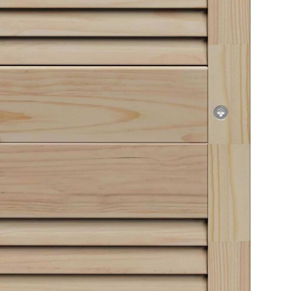 vidaXL Πόρτες Ντουλάπας με πόρτα 4 pcs Καφέ 170 x 59.5 x 2.1 εκ