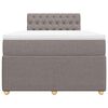 vidaXL &Kappa;&rho;&epsilon;&beta;ά&tau;&iota; Boxspring &mu;&epsilon; &Sigma;&tau;&rho;ώ&mu;&alpha; Taupe 120x190 &epsilon;&kappa;. &Upsilon;&phi;&alpha;&sigma;&mu;ά&tau;&iota;&nu;&omicron;