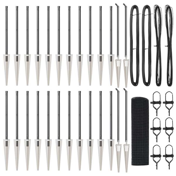 vidaXL &Sigma;&tau;ύ&lambda;&omicron;&sigmaf; &Pi;&epsilon;&rho;&iota;&phi;&rho;ά&xi;&epsilon;&omega;&nu; &Gamma;&kappa;&rho;&iota; 50 x 0,5 &mu; (12 x 12 mm &pi;&lambda;έ&gamma;&mu;&alpha;)