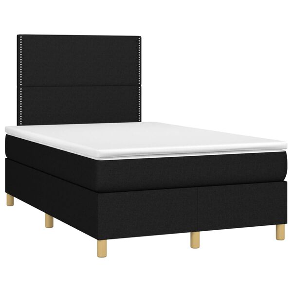 vidaXL &Kappa;&rho;&epsilon;&beta;ά&tau;&iota; Boxspring &mu;&epsilon; &Sigma;&tau;&rho;ώ&mu;&alpha; &Mu;&alpha;ύ&rho;&omicron; 120x200 &epsilon;&kappa;. &Upsilon;&phi;&alpha;&sigma;&mu;ά&tau;&iota;&nu;&omicron;
