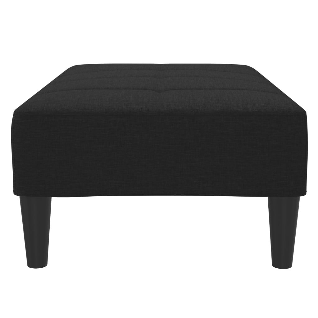 vidaXL Υποπόδιο Μαύρο 77x55x31 εκ. Υφασμάτινο