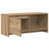 vidaXL &Sigma;&epsilon;&tau; &epsilon;&pi;ί&pi;&lambda;&omicron;&upsilon; &tau;&eta;&lambda;&epsilon;ό&rho;&alpha;&sigma;&eta;&sigmaf; &Epsilon;&pi;&iota;&tau;&omicron;ί&chi;&iota;&omicron; Artisan Oak 90 x 35 x 40 &epsilon;&kappa;.