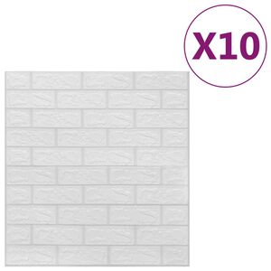 vidaXL 3D &Tau;&omicron;ύ&beta;&lambda;&alpha; &Tau;&alpha;&pi;&epsilon;&tau;&sigma;&alpha;&rho;ί&alpha;&sigmaf; &Alpha;&upsilon;&tau;&omicron;&kappa;ό&lambda;&lambda;&eta;&tau;&alpha; &Lambda;&epsilon;&upsilon;&kappa;ά 10 &tau;&epsilon;&mu;.