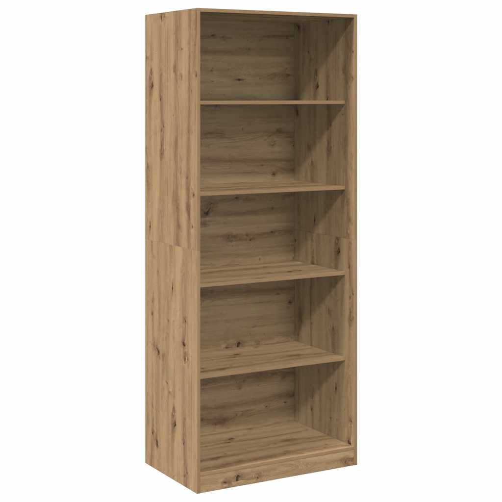 vidaXL Ντουλάπα Αρτισιανή Δρυς 80x50x200εκ από Επεξεργασμένο Ξύλο
