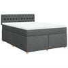 vidaXL &Kappa;&rho;&epsilon;&beta;ά&tau;&iota; Boxspring &mu;&epsilon; &Sigma;&tau;&rho;ώ&mu;&alpha; &Sigma;&kappa;&omicron;ύ&rho;&omicron; &Gamma;&kappa;&rho;&iota; 160x200 &epsilon;&kappa; &Upsilon;&phi;&alpha;&sigma;&mu;ά&tau;&iota;&nu;&omicron;
