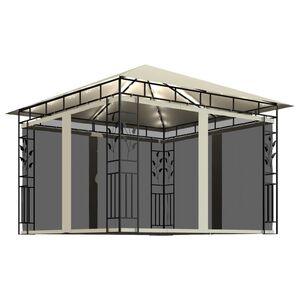 vidaXL &Kappa;&iota;ό&sigma;&kappa;&iota; &mu;&epsilon; &Sigma;ή&tau;&alpha; &kappa;&alpha;&iota; &Phi;&omega;&tau;ά&kappa;&iota;&alpha; LED &Kappa;&rho;&epsilon;&mu; 3 x 3 x 2,73 &mu;.