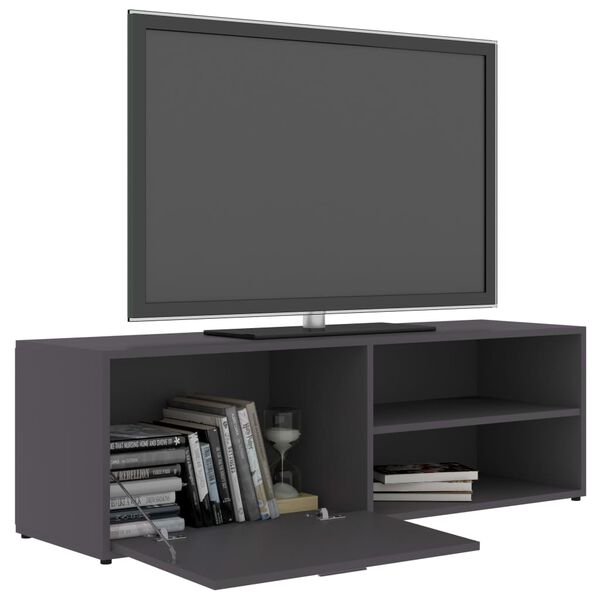 vidaXL Έπιπλο Τηλεόρασης Γκρι 120 x 34 x 37 εκ. από Επεξ. Ξύλο