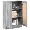 vidaXL Βιβλιοθήκη Γκρι Sonoma 82,5 x 30,5 x 115 εκ. Επεξεργασμένο Ξύλο