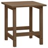 vidaXL Καρέκλα Κήπου Adirondack Καφέ με Ottoman & Τραπέζι Ξύλο Ελάτης