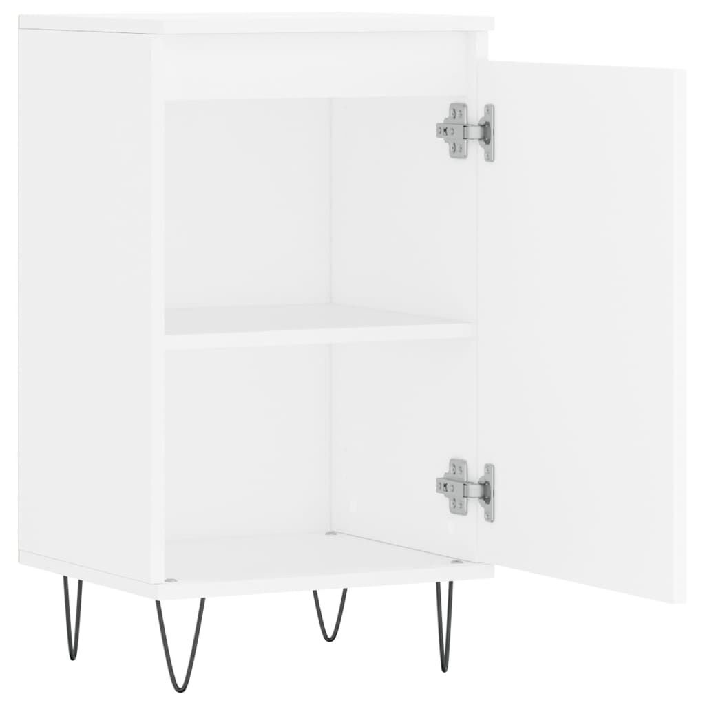 vidaXL Ντουλάπια 2 τεμ. Λευκά 40 x 35 x 70 εκ. από Επεξεργασμένο Ξύλο