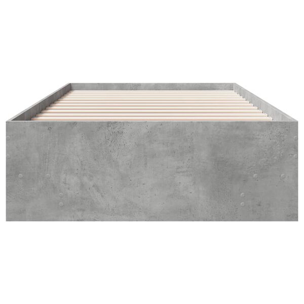 vidaXL Πλαίσιο Κρεβατιού Γκρι Sonoma 90x200 εκ. Επεξεργασμένο Ξύλο