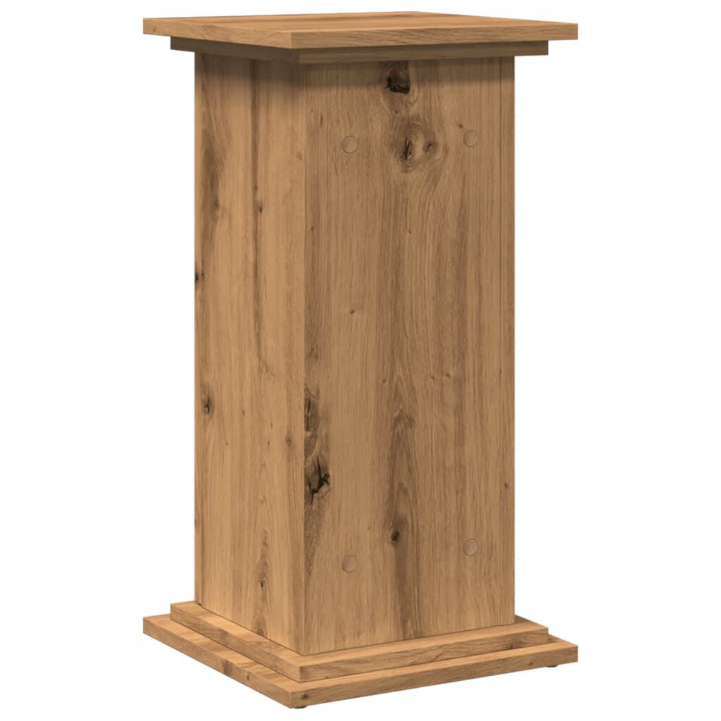 vidaXL Βάση Οθόνης με Αποθ. Αρτισιανή Δρυς 31x30x60 εκ Επεξεργ. Ξύλο