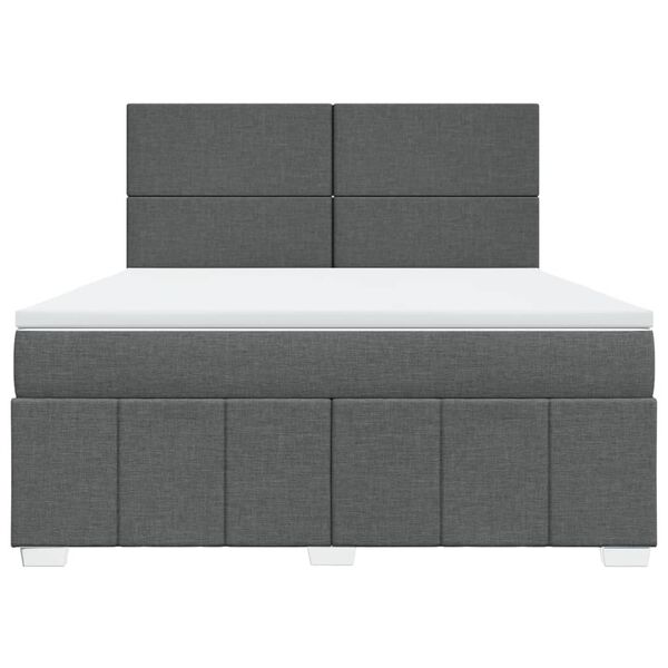 vidaXL &Kappa;&rho;&epsilon;&beta;ά&tau;&iota; Boxspring &mu;&epsilon; &Sigma;&tau;&rho;ώ&mu;&alpha; &Sigma;&kappa;&omicron;ύ&rho;&omicron; &Gamma;&kappa;&rho;&iota; 180x200 &epsilon;&kappa; &Upsilon;&phi;&alpha;&sigma;&mu;ά&tau;&iota;&nu;