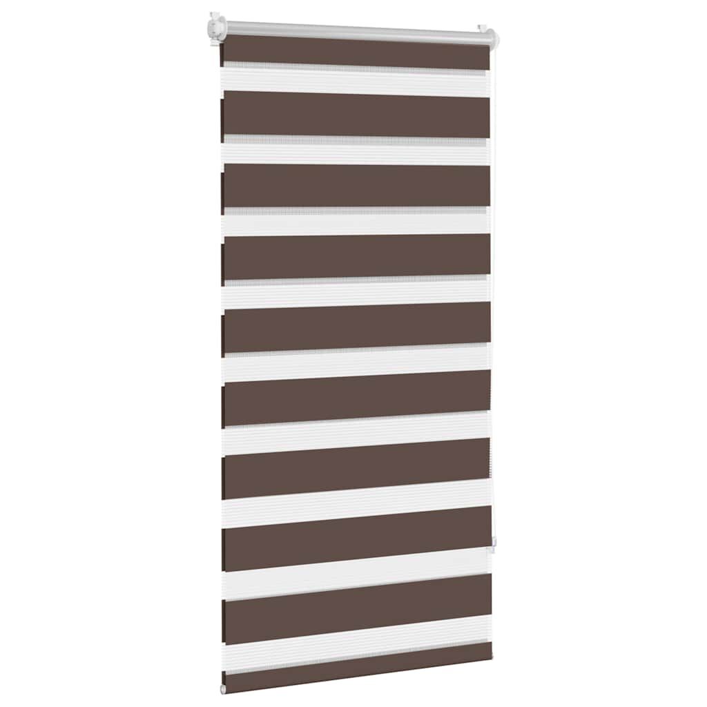 Σύστημα Σκίασης Ρόλερ Zebra Καφέ 60 x 120 εκ.