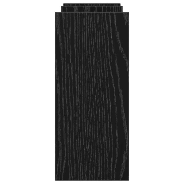 VidaXL Οργανωτής Γραφείου Μαύρη Βελανιδιά 50x15.5x35.5 εκ