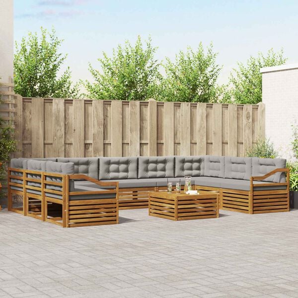 vidaXL &Sigma;&epsilon;&tau; &Kappa;&alpha;&nu;&alpha;&pi;έ 10 pcs &Phi;&upsilon;&sigma;&iota;&kappa;ό &kappa;&alpha;&iota; &Alpha;&nu;&omicron;&iota;&chi;&tau;ό &Gamma;&kappa;&rho;&iota; &Sigma;&tau;&epsilon;&rho;&epsilon;ό &Xi;ύ&lambda;&omicron; &Alpha;&kappa;&alpha;&kappa;ί&alpha;&sigmaf;