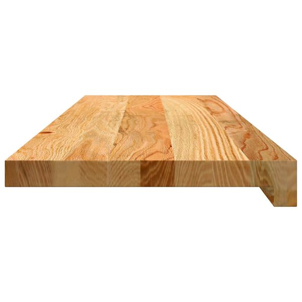 vidaXL Πατάκια Σκάλας 20 τεμ. Ανοιχτό Καφέ 80x30x2 cm Ξύλο Δρυός