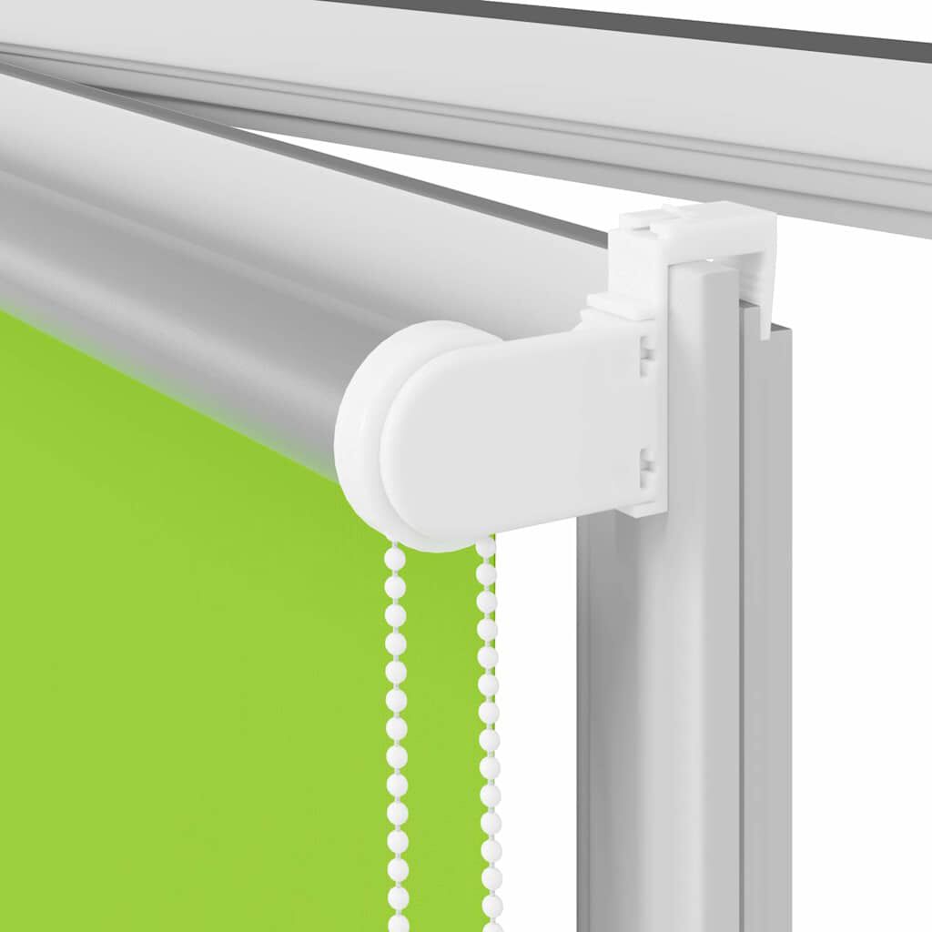 vidaXL Roller Blind Blackout φύλλα πράσινα 145x150 cm Πλάτος υφάσματος