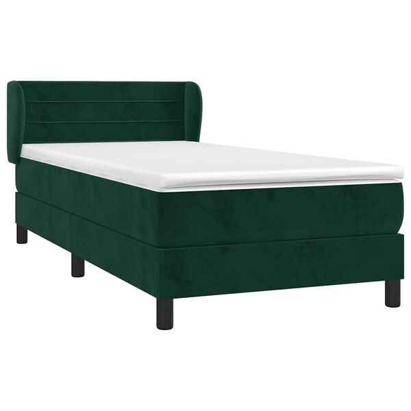 vidaXL &Kappa;&rho;&epsilon;&beta;ά&tau;&iota; Boxspring &mu;&epsilon; &Sigma;&tau;&rho;ώ&mu;&alpha; &Sigma;&kappa;&omicron;ύ&rho;&omicron; &Pi;&rho;ά&sigma;&iota;&nu;&omicron; 80x200 &epsilon;&kappa;. &Beta;&epsilon;&lambda;&omicron;ύ&delta;&iota;&nu;&omicron;