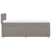 vidaXL &Kappa;&rho;&epsilon;&beta;ά&tau;&iota; Boxspring &mu;&epsilon; &Sigma;&tau;&rho;ώ&mu;&alpha; Taupe 80x200 &epsilon;&kappa;. &Upsilon;&phi;&alpha;&sigma;&mu;ά&tau;&iota;&nu;&omicron;