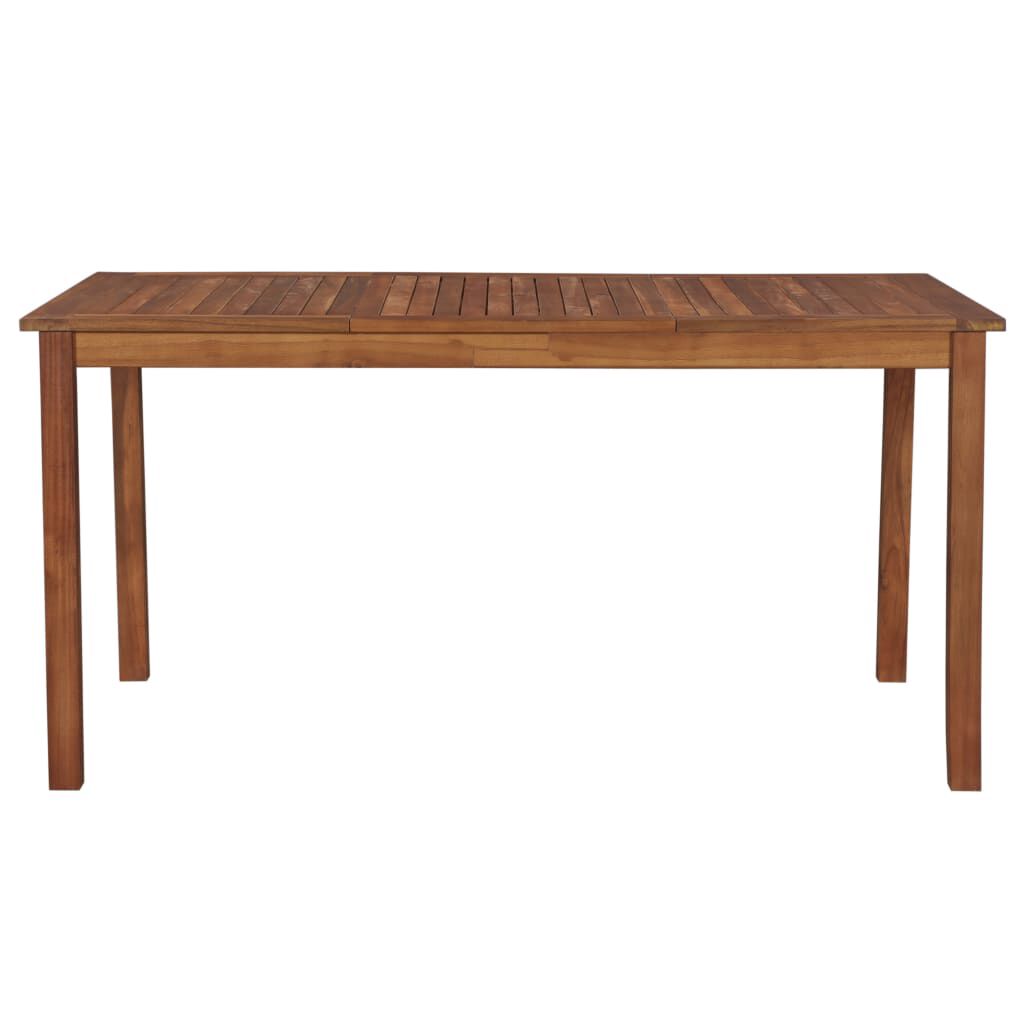 vidaXL Τραπέζι Κήπου 150 x 90 x 74 εκ. από Μασίφ Ξύλο Ακακίας