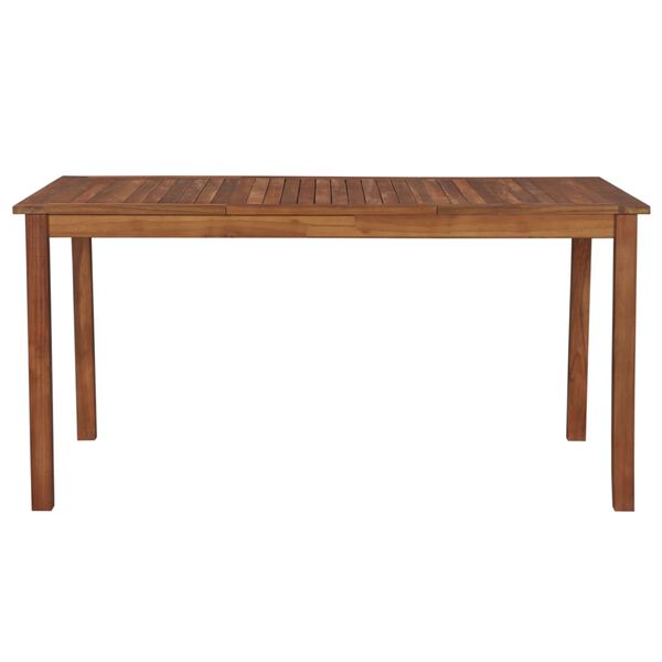 vidaXL Τραπέζι Κήπου 150 x 90 x 74 εκ. από Μασίφ Ξύλο Ακακίας