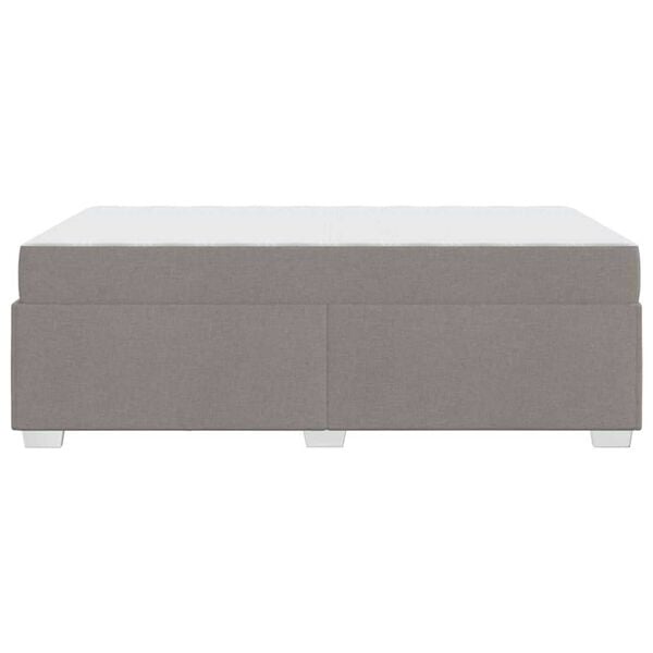 vidaXL Σκελετός Κρεβατιού Taupe 120 x 190 cm ύφασμα