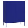 vidaXL Ντουλάπι Αποθήκευσης Ναυτικό Μπλε 80 x 35 x 101,5 εκ. Ατσάλινο