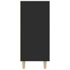 vidaXL Ντουλάπι Μαύρο 90 x 34 x 80 εκ. από Επεξεργασμένο Ξύλο
