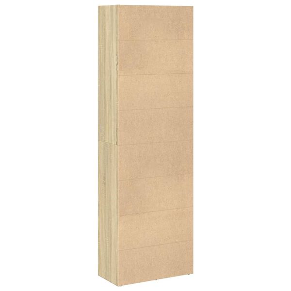 vidaXL Βιβλιοθήκη Sonoma Δρυς 60x30x189 εκ. από Επεξεργασμένο Ξύλο
