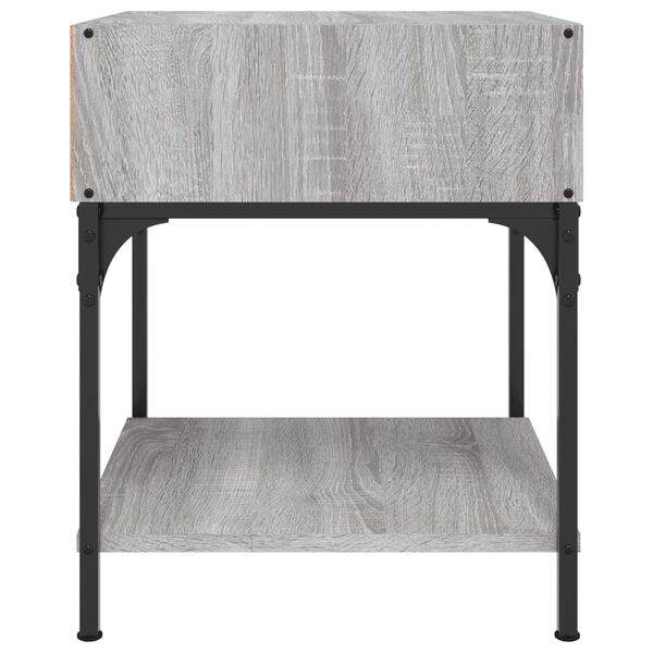 vidaXL Κομοδίνα 2 τεμ Γκρι Sonoma 40x41x50 εκ. από Επεξεργασμένο Ξύλο