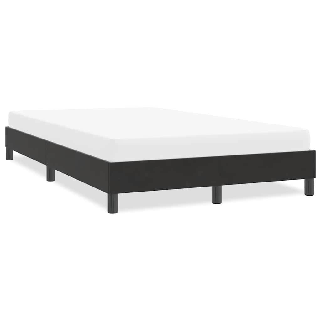 vidaXL Πλαίσιο κρεβατιού χωρίς στρώμα Μαύρο 120x210 cm Βελούδινο