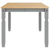 vidaXL Τραπεζαρία Corona Γκρι 180 x 90 x 75 εκ. από Μασίφ Ξύλο Πεύκου