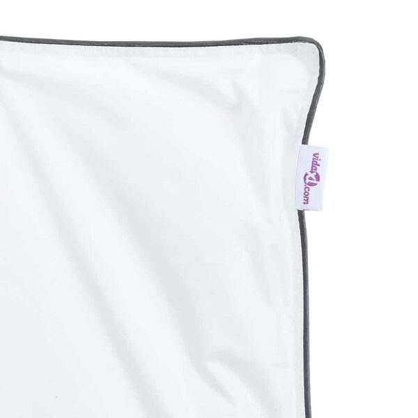 vidaXL Σετ Παπλωμάτων με μαξιλάρι 2 pcs Λευκό 135 x 220 εκ. Πούπουλο