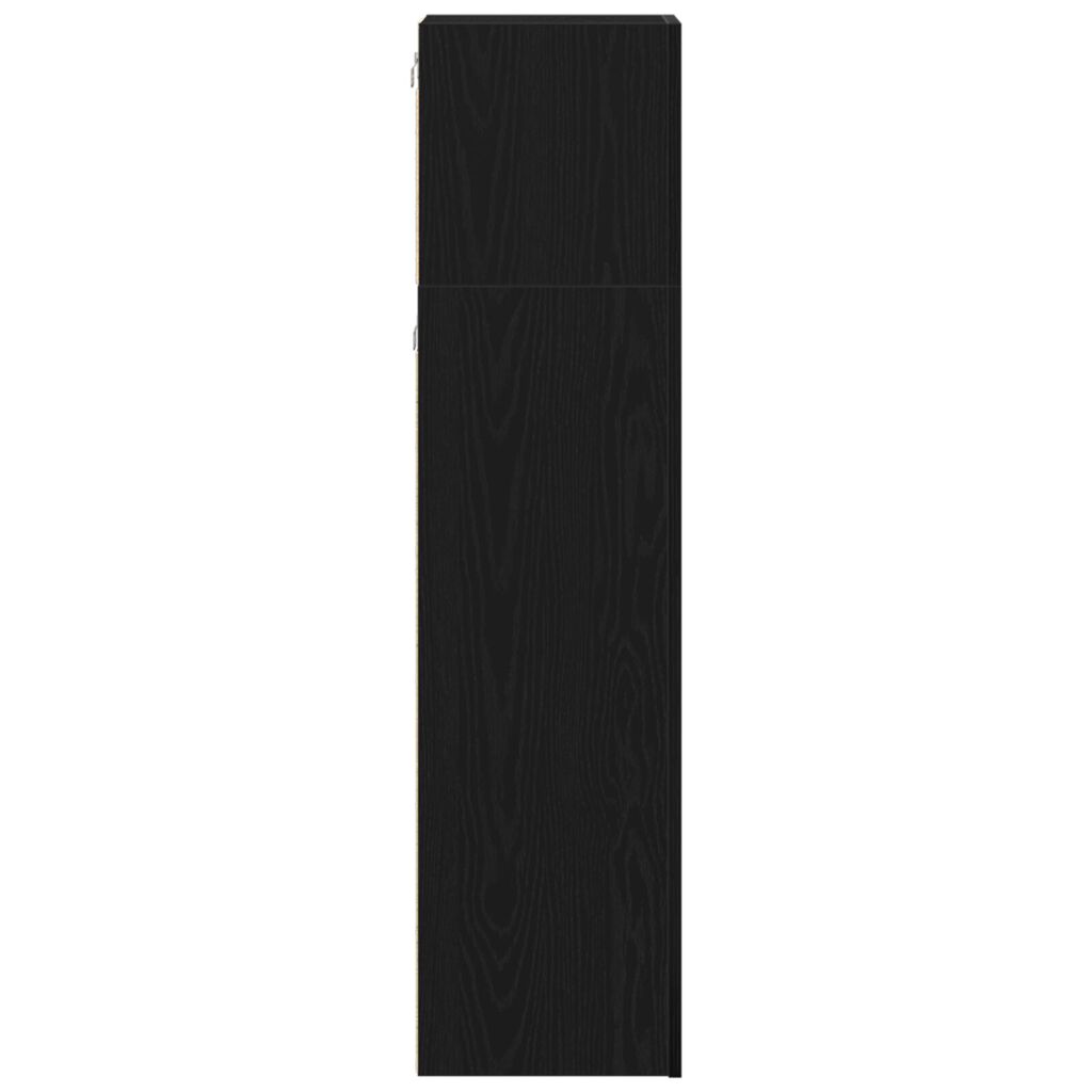 vidaXL Σετ επίπλου τηλεόρασης 3 pcs Μαύρη δρυς 130.5 x 30 x 140 εκ