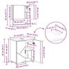 vidaXL Σετ Επίπλων Μπάνιου 4 pcs artisan δρυς 61 x 35 x 64 εκ.