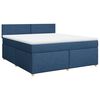 vidaXL &Kappa;&rho;&epsilon;&beta;ά&tau;&iota; Boxspring &mu;&epsilon; &Sigma;&tau;&rho;ώ&mu;&alpha; &Mu;&pi;&lambda;&epsilon; 180x200 &epsilon;&kappa;. &Upsilon;&phi;&alpha;&sigma;&mu;ά&tau;&iota;&nu;&omicron;